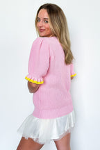 Lemon Drop Club Graphic Knit Sweater - Madison and Mallory
