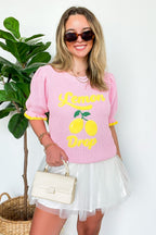 Lemon Drop Club Graphic Knit Sweater - Madison and Mallory