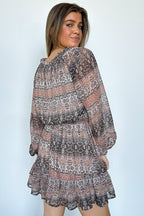 Lerissa Boho Print Dress - FINAL SALE - Madison and Mallory