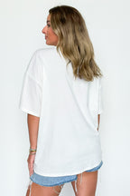 Let's Go Girls Boot Graphic Oversized Tee - FINAL SALE - Madison and Mallory