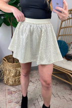  Light Up the Sky Sequin Skirt - FINAL SALE - Madison and Mallory