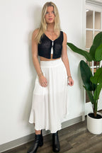 Lilianna Front Hook Knit Sweater Vest - Madison and Mallory