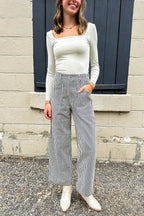 Line Theory Pinstripe Pants - Madison and Mallory