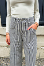 Line Theory Pinstripe Pants - Madison and Mallory