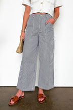 Line Theory Pinstripe Pants - Madison and Mallory
