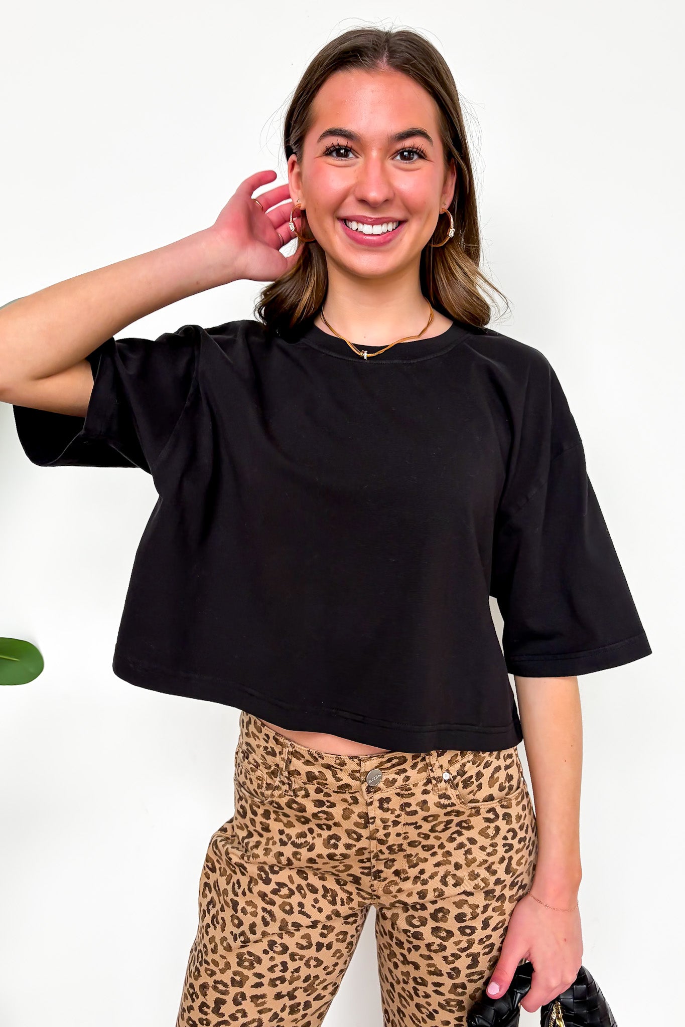 Lived-In Luxe Mineral Washed Loose Fit Tee - Madison and Mallory