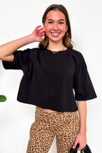 Lived-In Luxe Mineral Washed Loose Fit Tee - Madison and Mallory