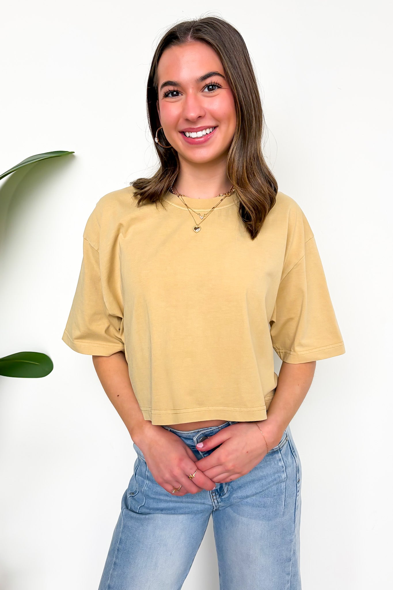 Lived-In Luxe Mineral Washed Loose Fit Tee