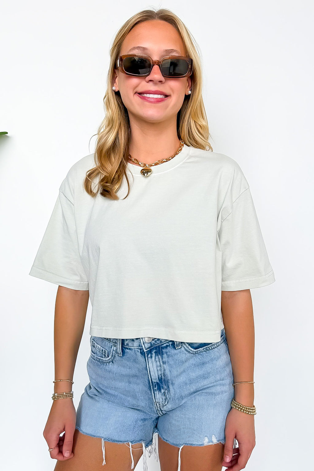 Lived-In Luxe Mineral Washed Loose Fit Tee