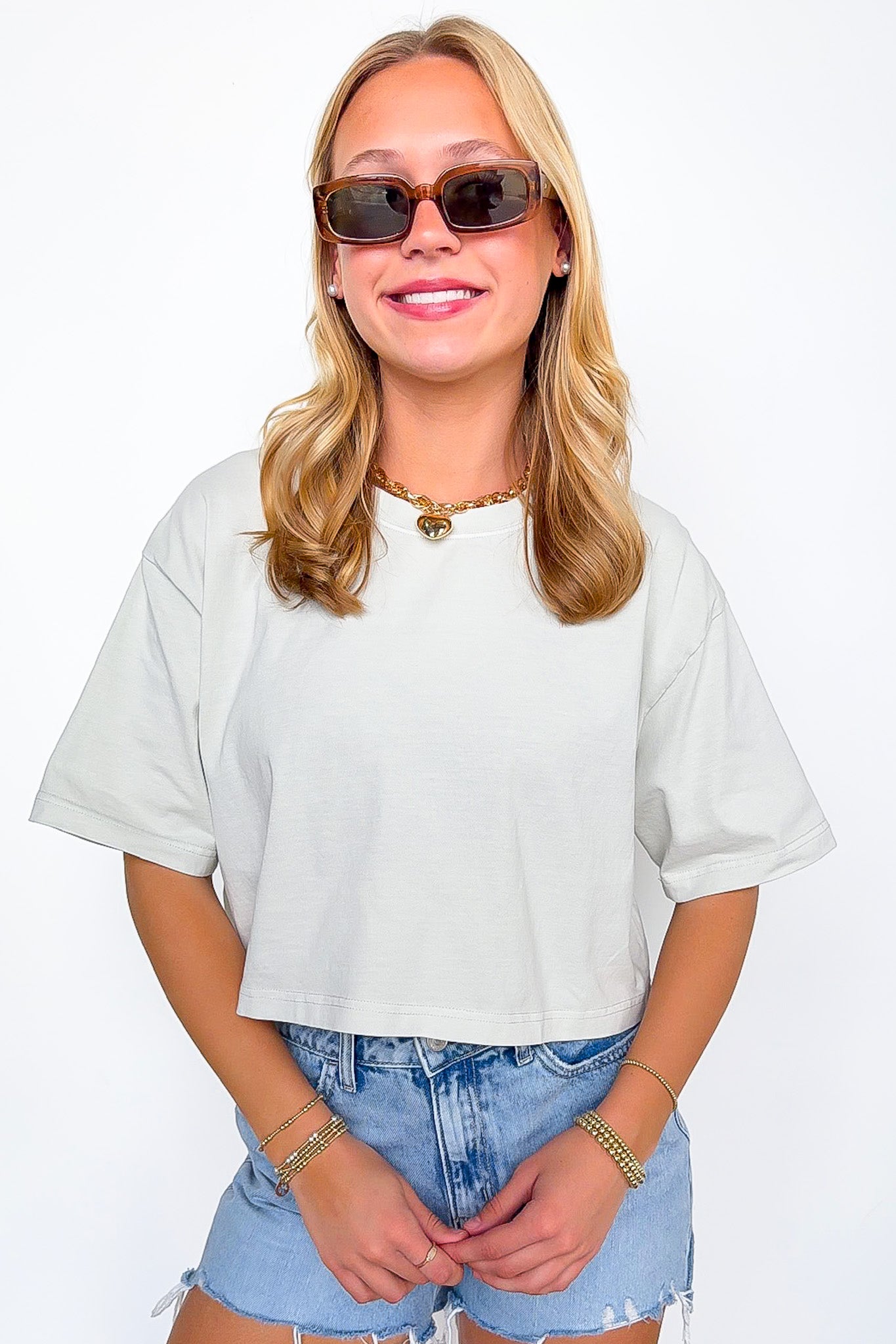 Lived-In Luxe Mineral Washed Loose Fit Tee