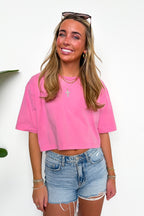 Lived-In Luxe Mineral Washed Loose Fit Tee