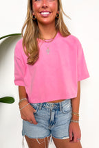 Lived-In Luxe Mineral Washed Loose Fit Tee