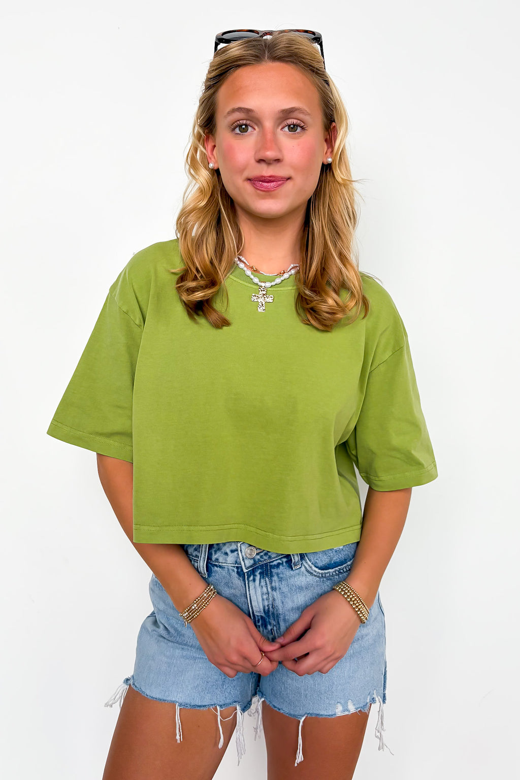 Lived-In Luxe Mineral Washed Loose Fit Tee - Madison and Mallory