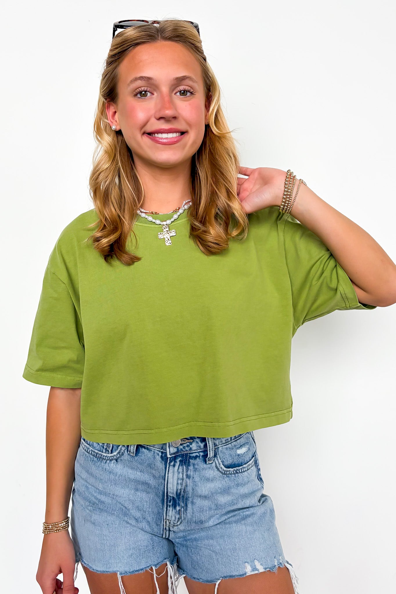 Lived-In Luxe Mineral Washed Loose Fit Tee