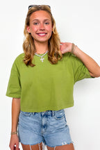 Lived-In Luxe Mineral Washed Loose Fit Tee