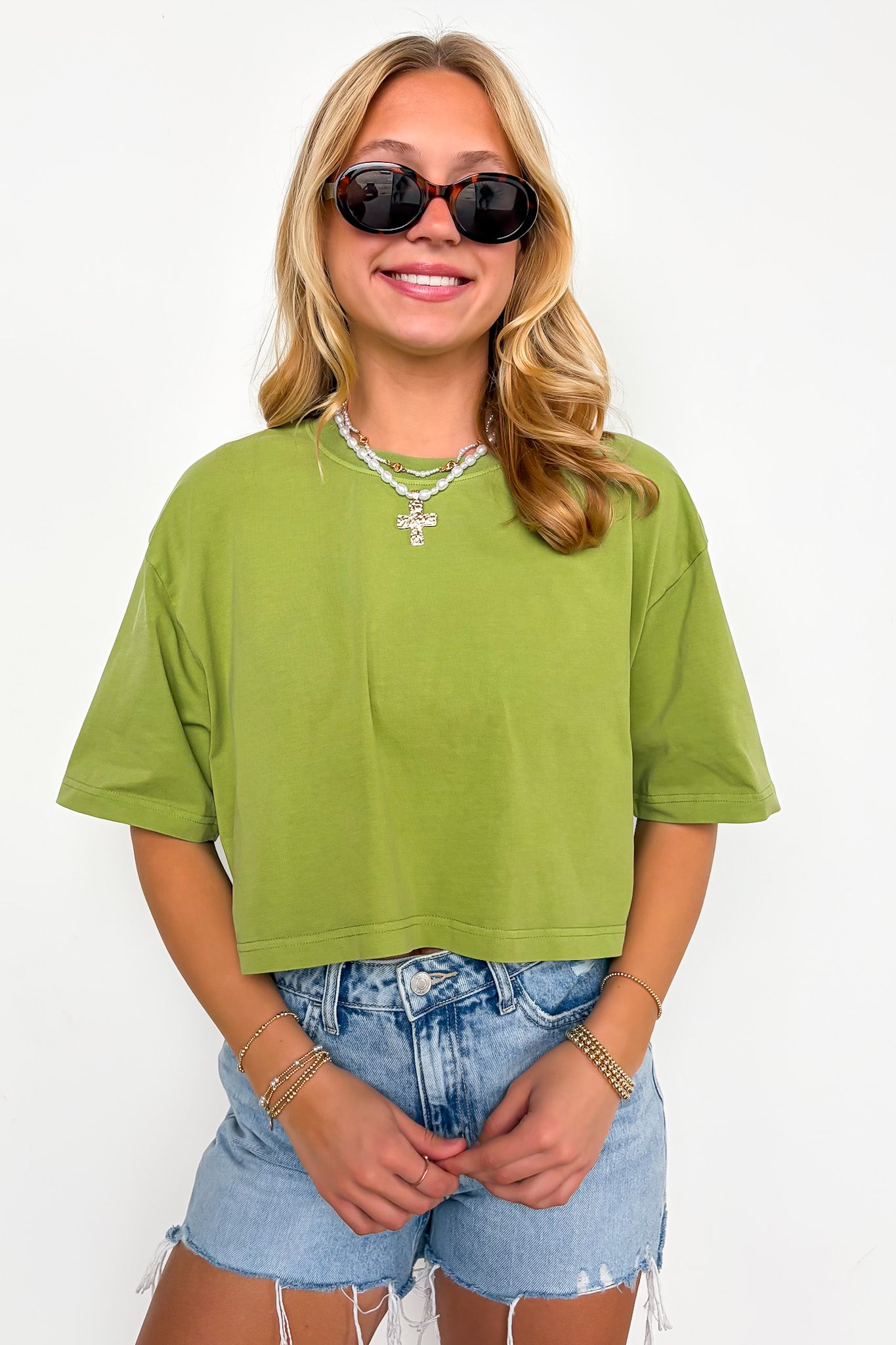 Lived-In Luxe Mineral Washed Loose Fit Tee