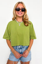 Lived-In Luxe Mineral Washed Loose Fit Tee