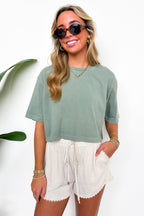 Lived-In Luxe Mineral Washed Loose Fit Tee