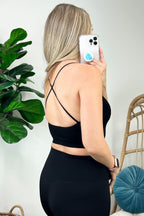  Lizara Ribbed Seamless Cropped Cami Tank Top - FINAL SALE - Madison and Mallory