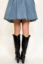 Lone Star Lines Slim Fit Pointed-Toe Cowboy Tall Boots - FINAL SALE - Madison and Mallory