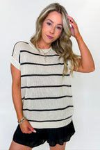Loomline Striped Knit Top - Madison and Mallory