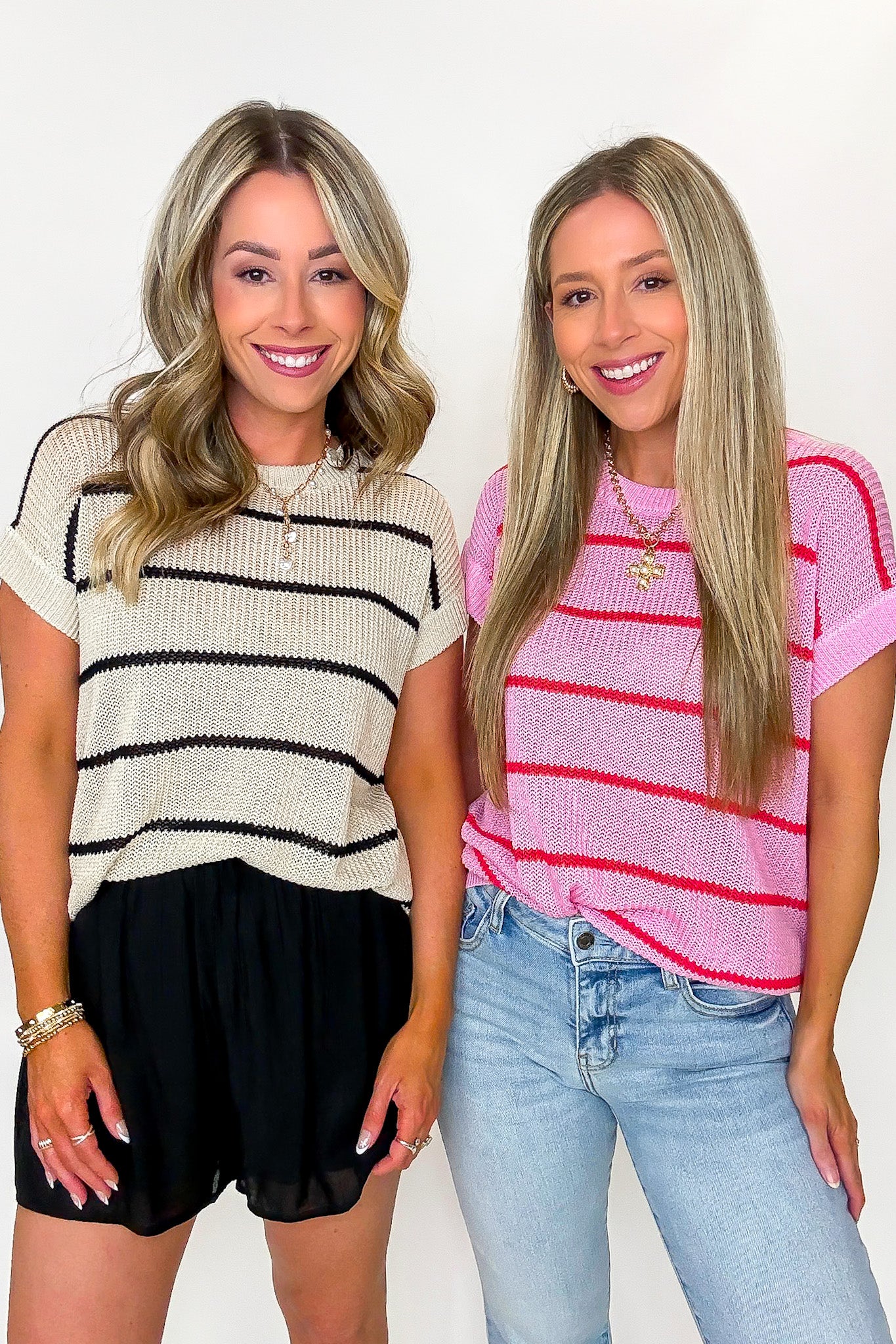 Loomline Striped Knit Top - Madison and Mallory