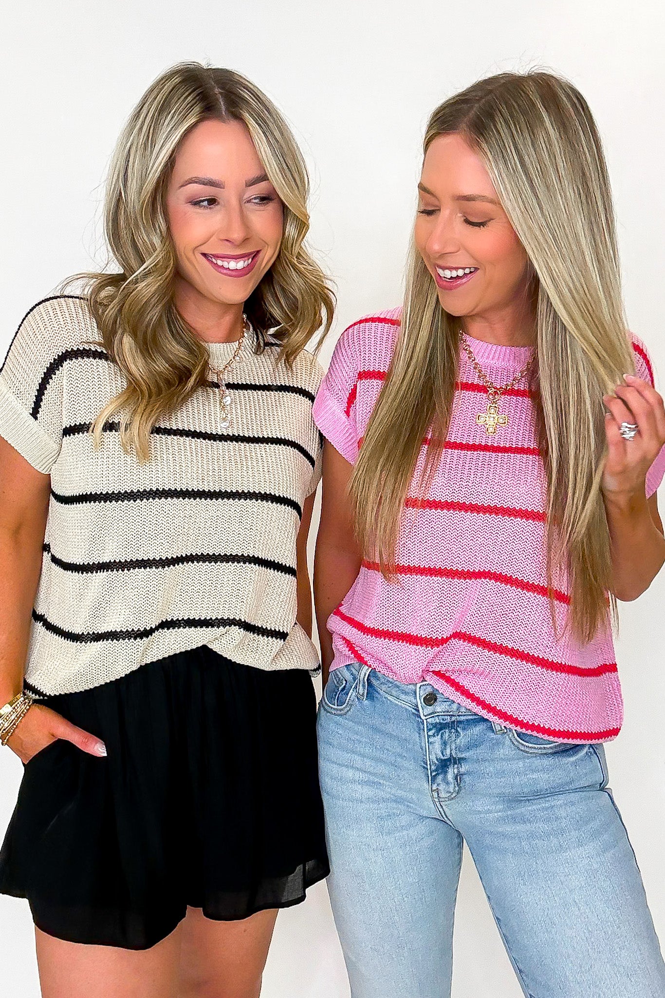 Loomline Striped Knit Top - Madison and Mallory