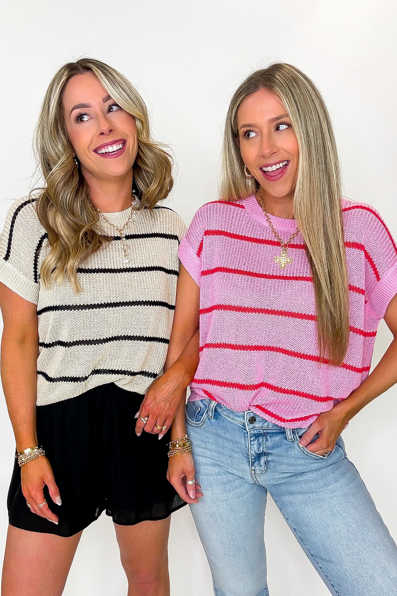 Loomline Striped Knit Top - Madison and Mallory