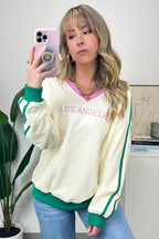  Los Angeles Vintage Graphic Varsity Sweatshirt - FINAL SALE - Madison and Mallory