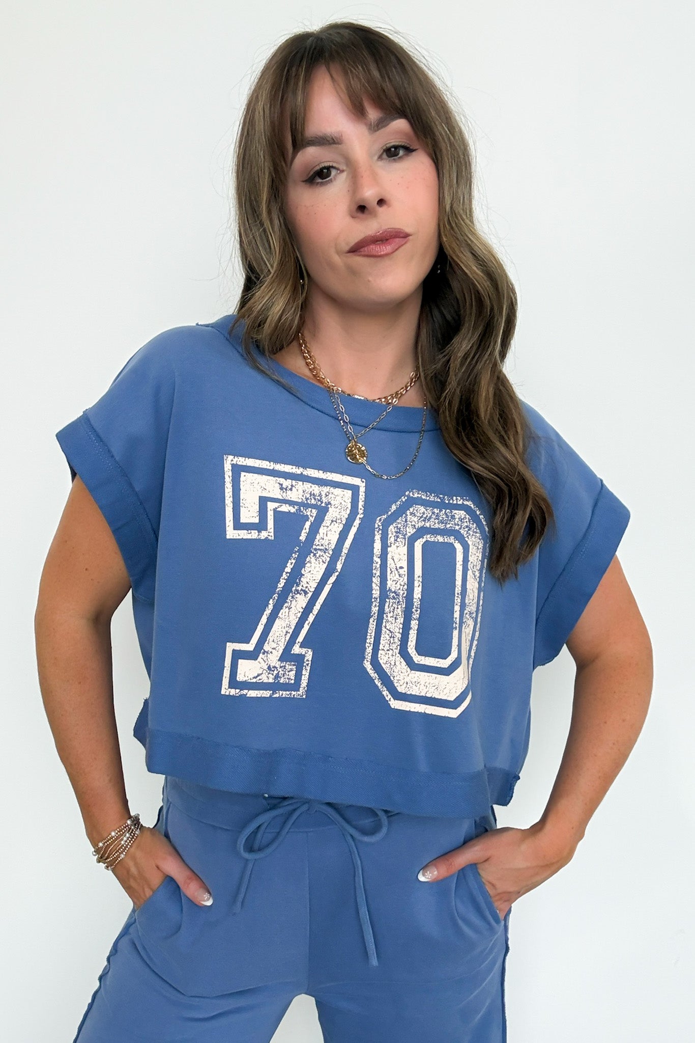  Lounge Out Loud Graphic Relaxed Fit Top - Madison and Mallory