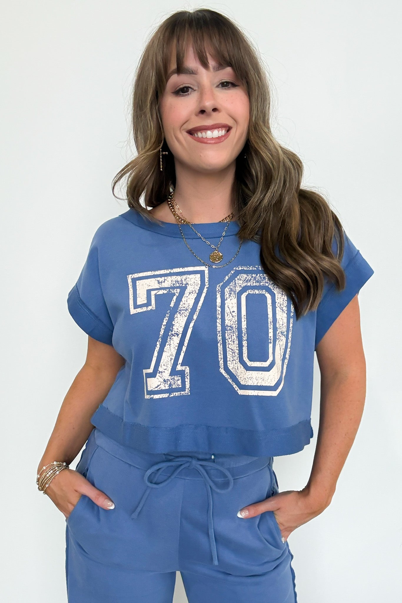  Lounge Out Loud Graphic Relaxed Fit Top - Madison and Mallory