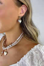 Lovelink Bow Heart Earrings - Madison and Mallory