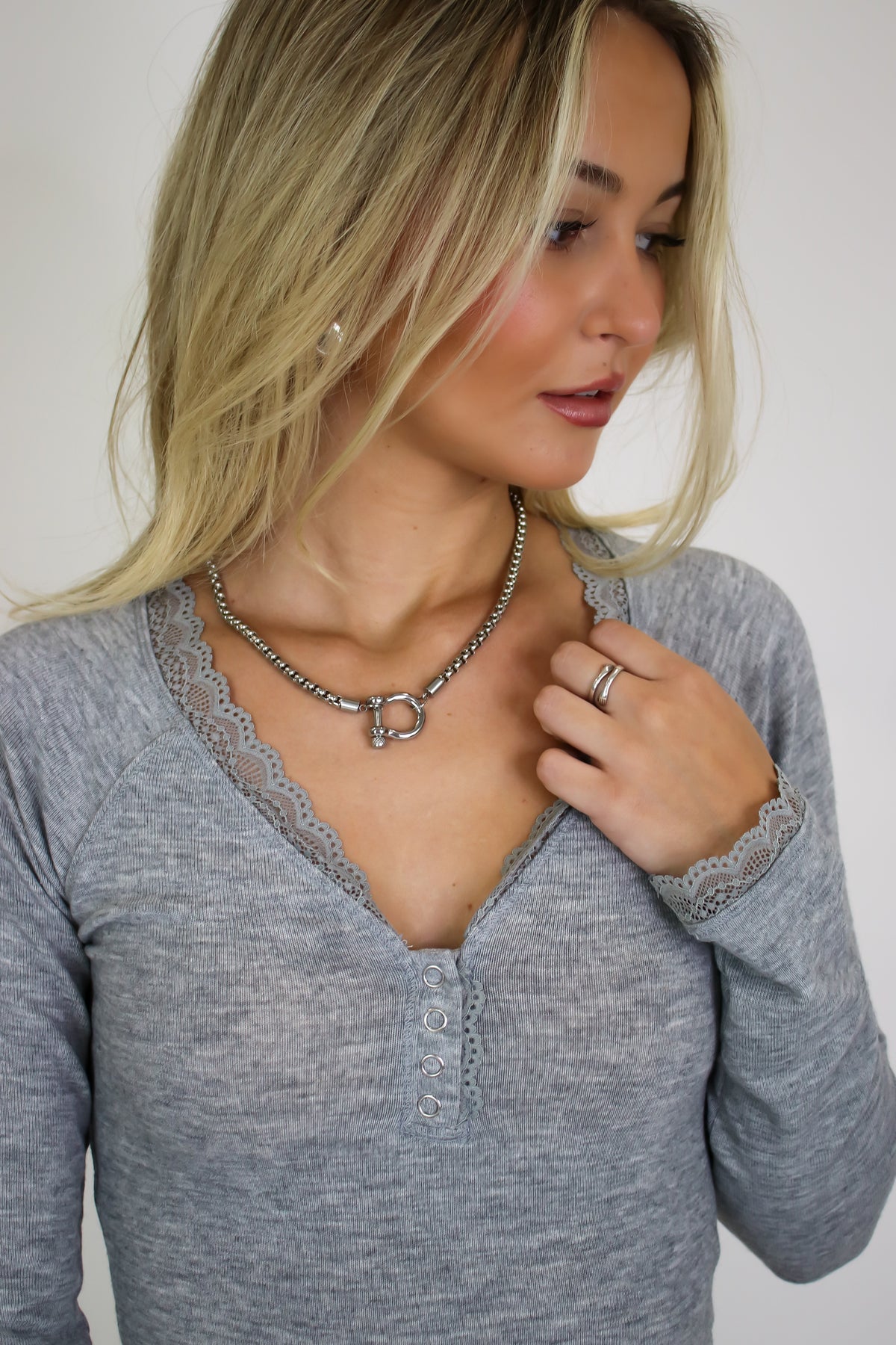 Lucky Me Horseshoe Toggle Necklace