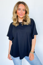 Lucy Oversized Short Sleeve Top - FINAL SALE - Madison and Mallory