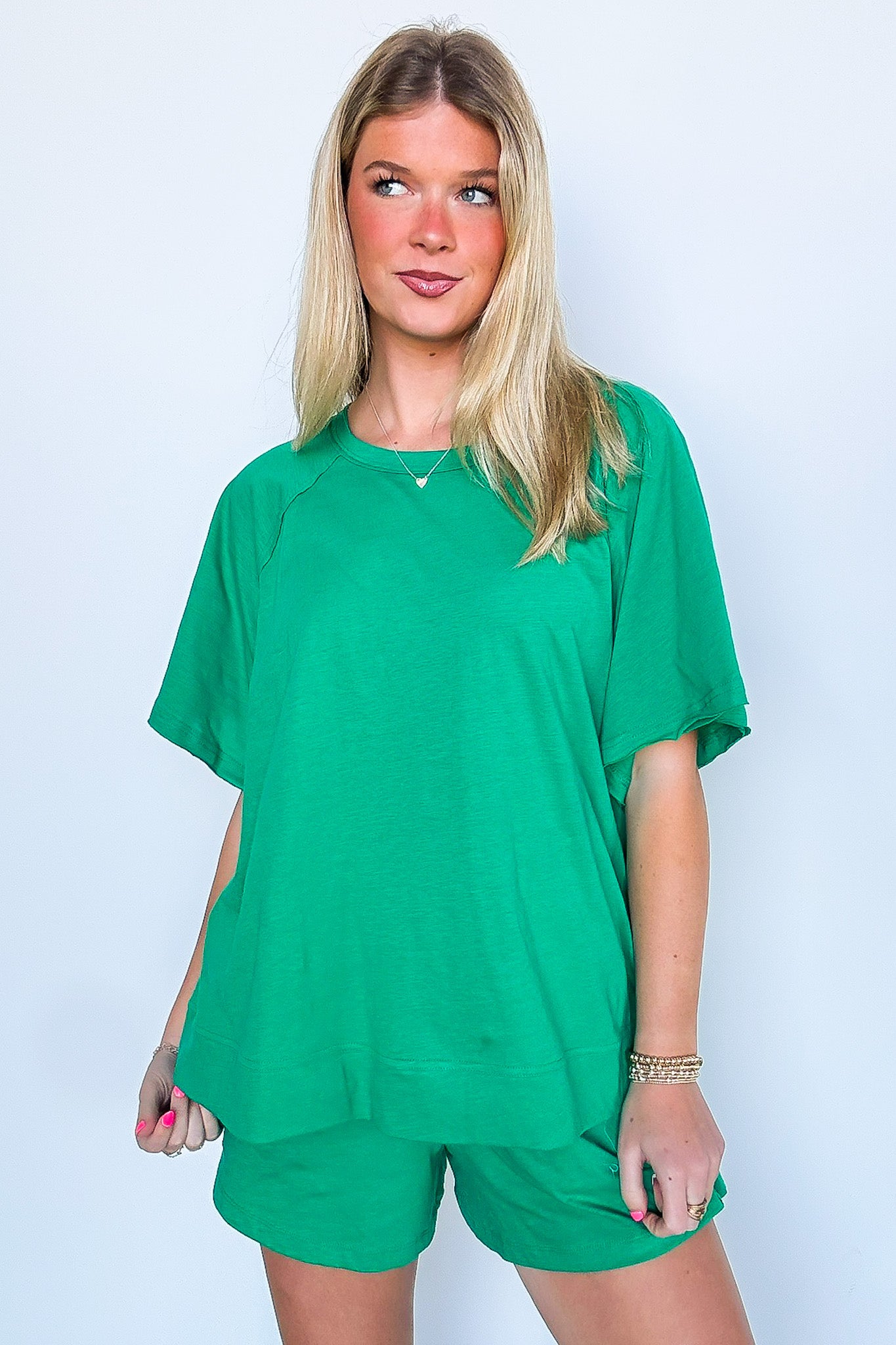 Lucy Oversized Short Sleeve Top - FINAL SALE - Madison and Mallory