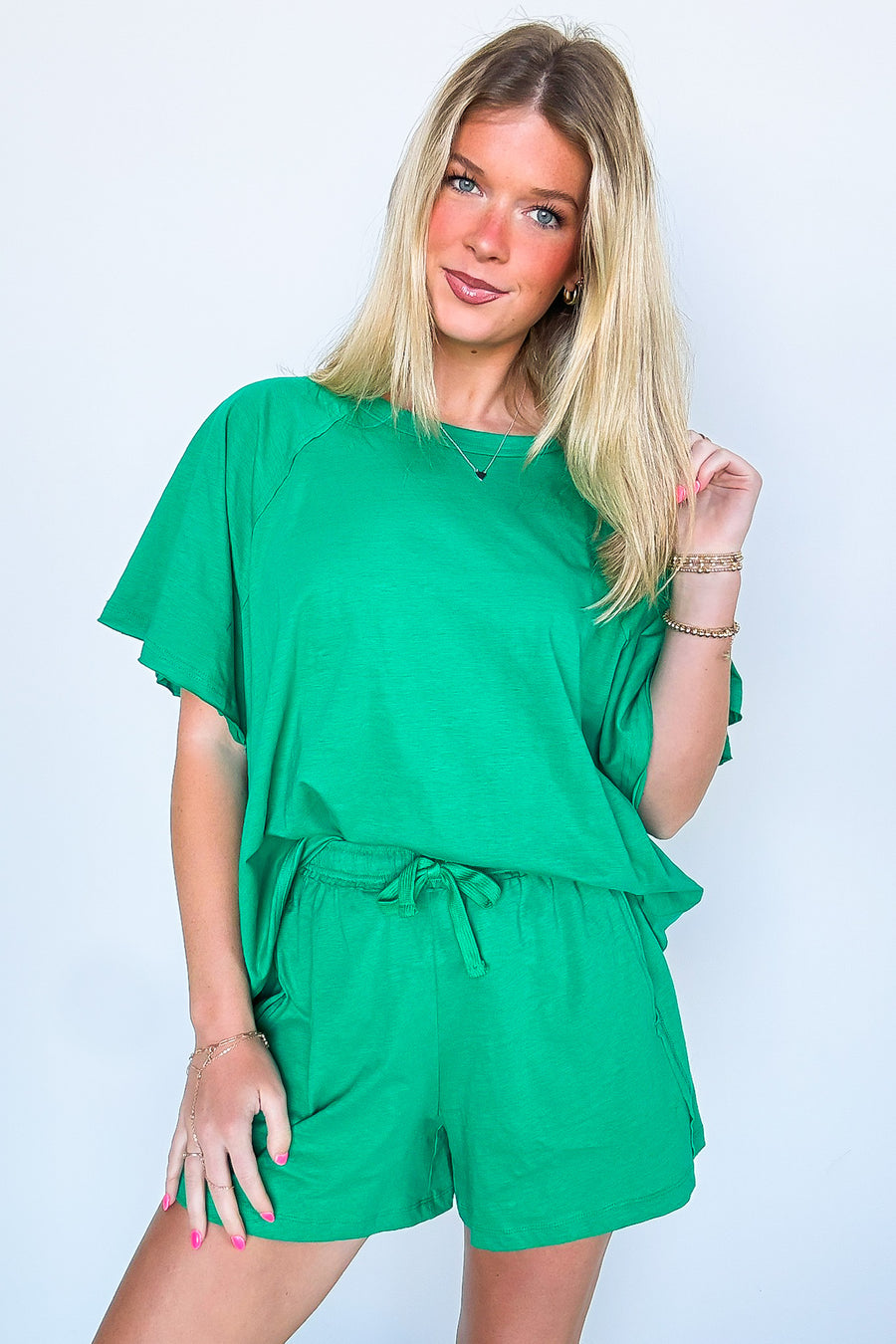 Lucy Oversized Short Sleeve Top - FINAL SALE - Madison and Mallory
