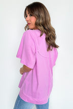 Lucy Oversized Short Sleeve Top - FINAL SALE - Madison and Mallory