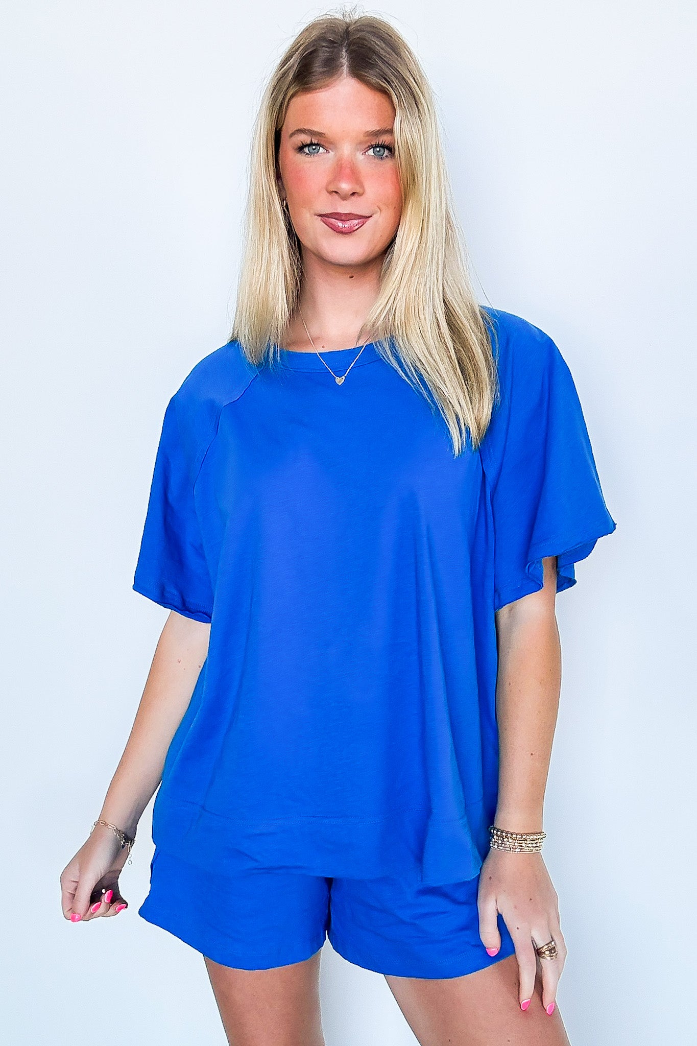 Lucy Oversized Short Sleeve Top - FINAL SALE
