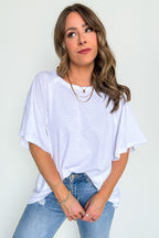 Lucy Oversized Short Sleeve Top - FINAL SALE - Madison and Mallory