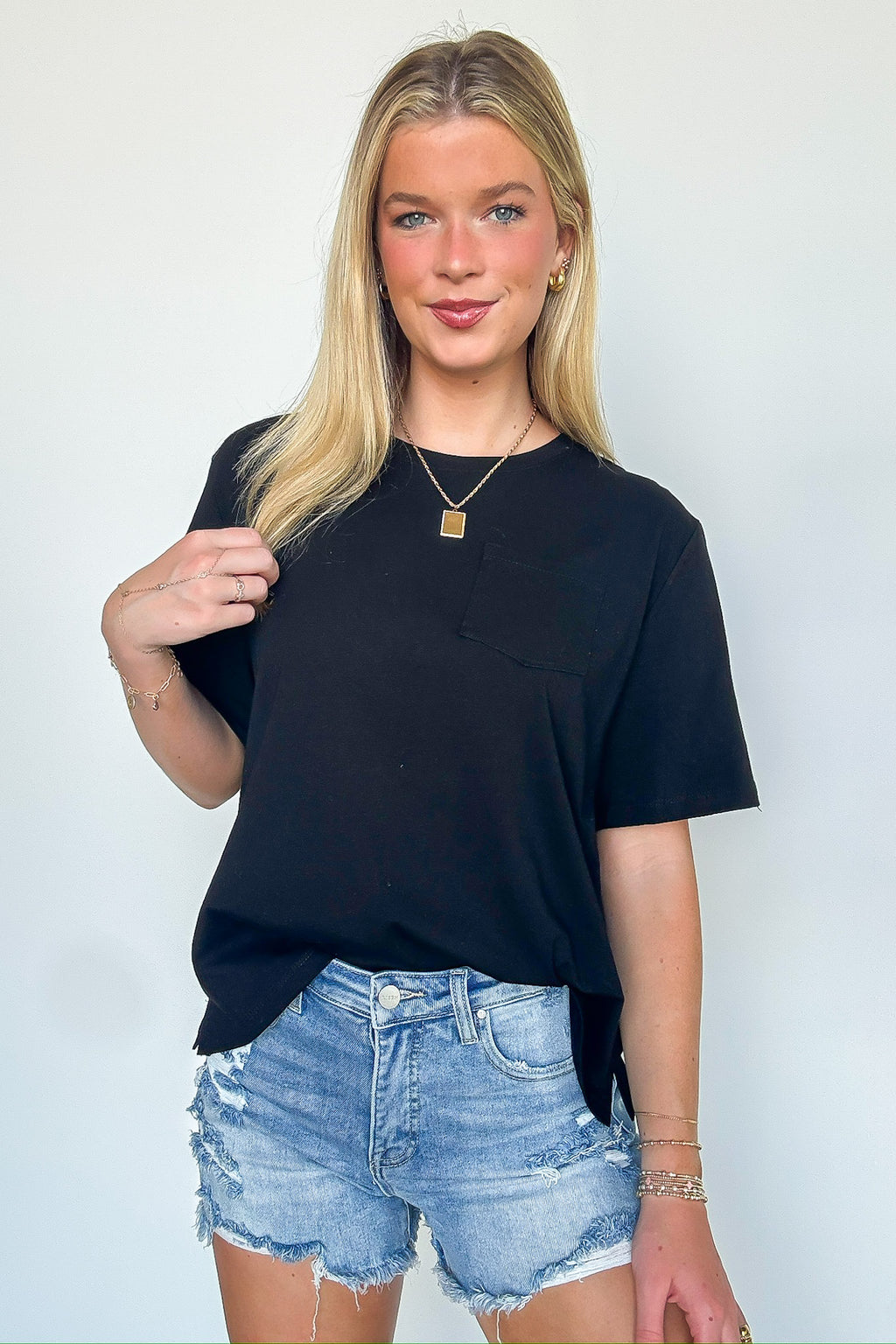 Luizah Short Sleeve Relaxed Fit Top - FINAL SALE - Madison and Mallory