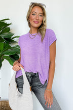 Luxe Appeal Relaxed Crew Neck Knit Top - BACK IN STOCK - Madison and Mallory