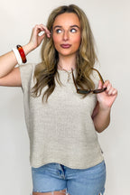 Luxe Appeal Relaxed Crew Neck Knit Top - BACK IN STOCK