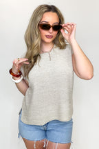 Luxe Appeal Relaxed Crew Neck Knit Top - BACK IN STOCK