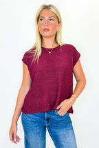 Luxe Appeal Relaxed Crew Neck Knit Top