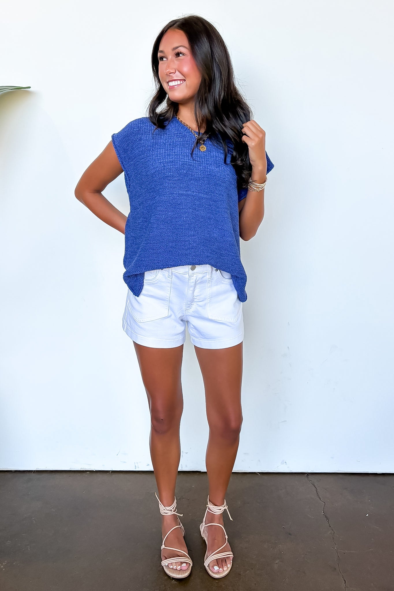 Luxe Appeal Relaxed Crew Neck Knit Top - BACK IN STOCK