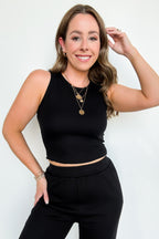 Lynae Ribbed Tank Top - FINAL SALE - Madison and Mallory
