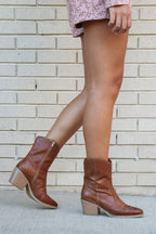 MIA Clorinda Pointed Toe Western Style Boots - Madison and Mallory