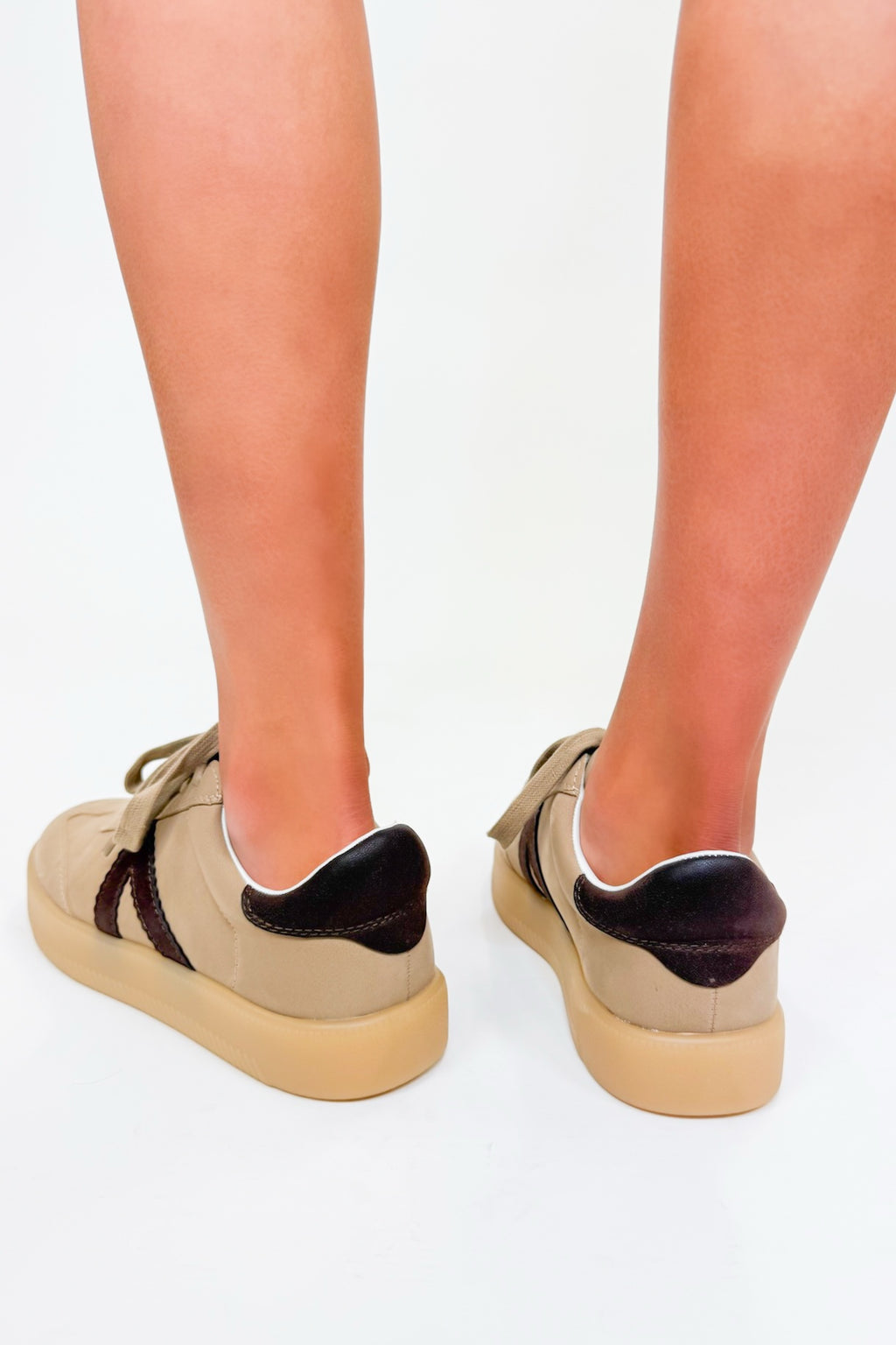 MIA Axel Sneaker - Stone Chocolate - Madison and Mallory