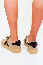 MIA Axel Sneaker - Stone Chocolate - Madison and Mallory