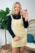  Maketta Corduroy Skirtall Mini Dress - FINAL SALE - Madison and Mallory